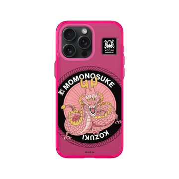 iPhone 15 Pro Max Clear 粉漾桃 - 航海王 One Piece - D龍形態-粉戀人桃之助