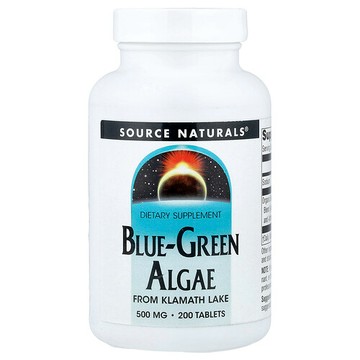 Source Naturals, 藍綠藻片，200片