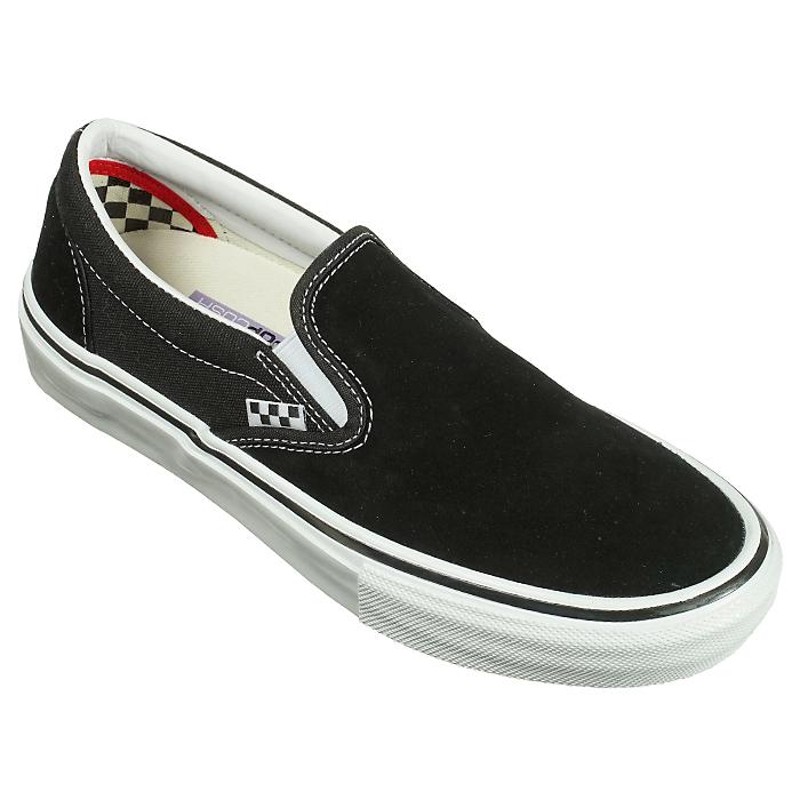 VANS SKATE SLIP-ON BLACK / WHITE ヴァンズ バンズ スケート