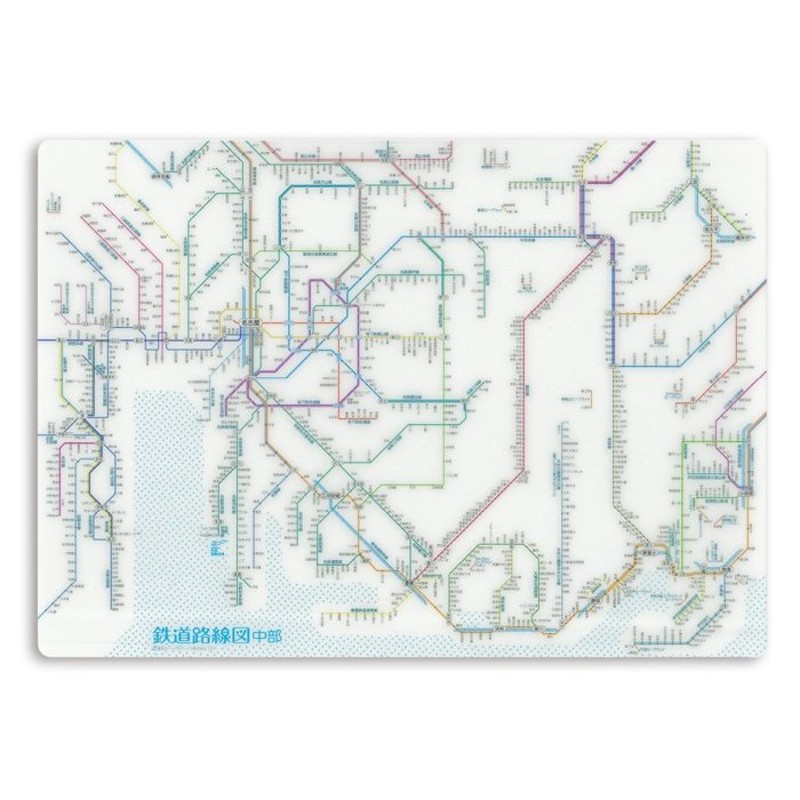 多様な メモ帳と鉄道路線図