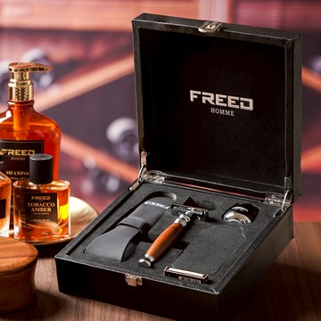 【FREED】尊爵四件組雙刃安全刮鬍刀禮盒 - 多色可選