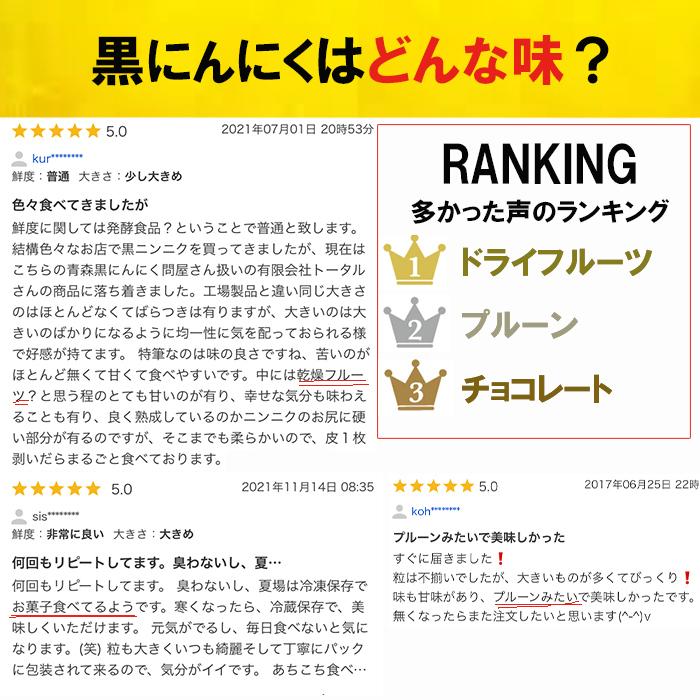 黒にんにく  青森産 波動熟成 M玉 １個