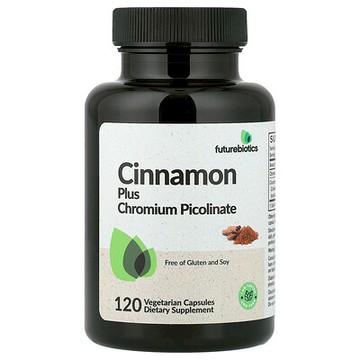 Futurebiotics, Cinnamon Plus Chromium Picolinate, 120 Vegetarian Capsules