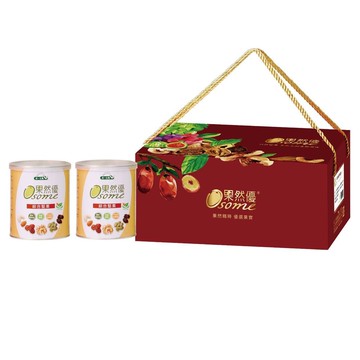 【統一生機】果然優雙堅禮盒(綜合堅果360g/罐*2)