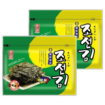 良澔 金朝鮮海苔 原味  30g  2包
