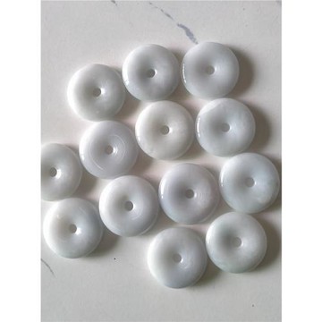 天然翡翠玉平安扣吊墜掛件 白玉淺綠油青男女兒童圓形小號17-27MM