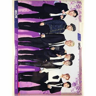 iKON アイコン グッズ ／ A4 クリアファイル + 4つ折り
