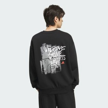 Adidas 愛迪達 Gsh Crew KC2787 男 長袖上衣 休閒長袖 黑 白 亞版