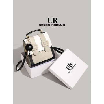 UR高級質感英倫雙肩包2025新款潮迷你背包女大學生書包通勤小方包