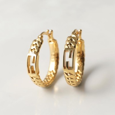 FENDI フェンディ ピアス BAGUETTE バゲット 8AG992 B08