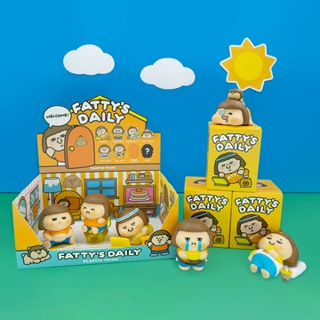 Plasticthing-Fatty 食妹一代盲盒(6入盒裝)