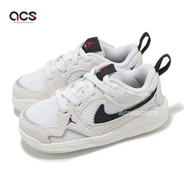 Nike 童鞋 Jordan CMFT Era TD 小童 學步鞋 米白 黑 寶寶鞋 喬丹 魔鬼氈 HQ0508-100