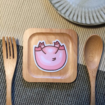 翻滾小豬 小防水貼紙 SS0146