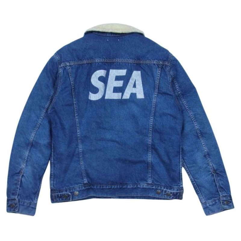 WIND AND SEA ウィンダンシー 20AW 20MND-WAS001-85-032 DENIM BOA MINEDENIM マインデニム  デニム ボア ジャケット 3【新古品】【未使用】【中古】 | LINEブランドカタログ