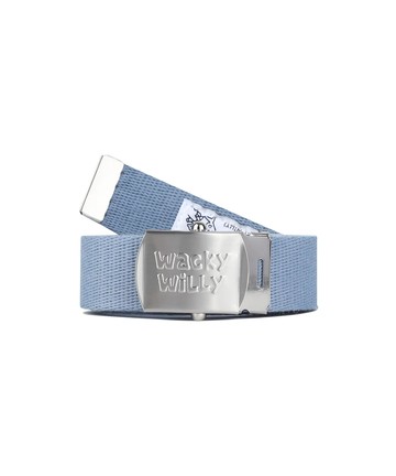 【25SS】Wacky Willy 質感銀標LOGO雙面腰帶