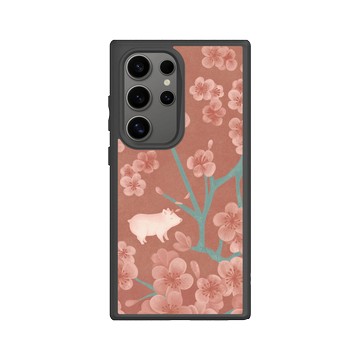 Galaxy S24 Ultra SolidSuit 黑 - 欣蒂小姐 Miss Cyndi - 靈獸 / 紅櫻