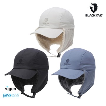【BLACKYAK】FLAP兩用保暖棒球帽(藍色/米白/黑色)-吸濕快乾 可拆耳遮 棒球帽|BYEB2NAG05
