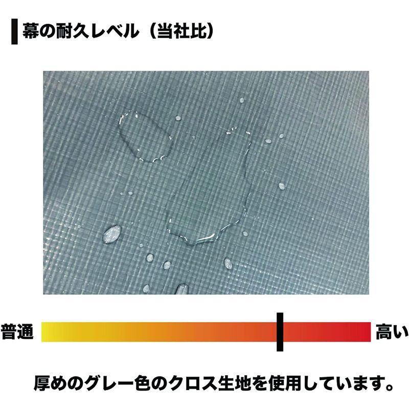 南榮工業 前幕GR-192H 張替用シート グレー GR-192H