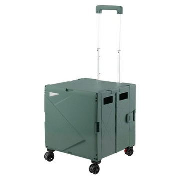 AOTTO 創意傢俱 升級款折疊萬向輪收納購物車 AC-232GN  綠色  1層