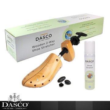 英國伯爵DASCO1632 原木男鞋楦鞋器 贈皮革軟化劑 擴鞋 不磨腳