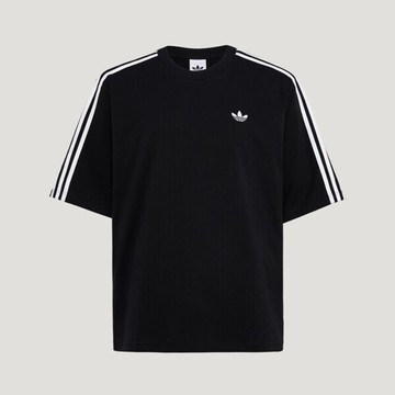 Adidas 愛迪達 3s Tee KG6331 男 T恤 運動上衣 休閒短袖 黑 白邊 亞版 純棉