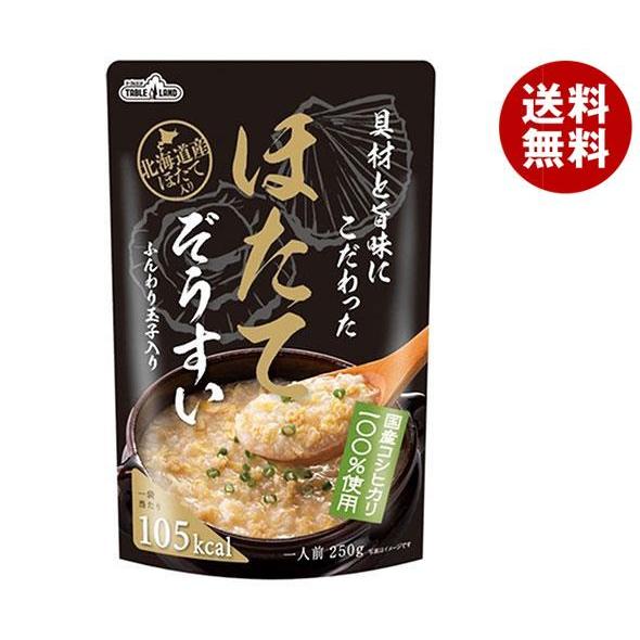 丸善食品工業 テーブルランド 具材と旨味にこだわったほたてぞうすい 250gパウチ×24(12×2)袋入×(2ケース)｜ 送料無料