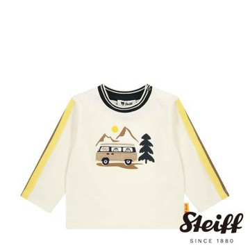 STEIFF熊頭童裝 露營車長袖T恤衫 9個月-2歲