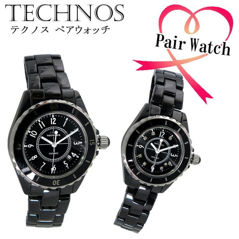 ペアウォッチ テクノス TECHNOS クオーツ 腕時計 T9438TB T9861TB 