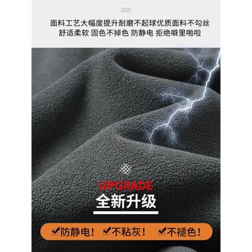 奧利絨抓絨衣外套男秋冬款夾克加絨加厚搖粒絨女款羊羔絨開衫衛衣