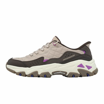 Skechers 休閒鞋 DLites Hiker Slip-Ins 女鞋 棕 老爹鞋 180114NTBR