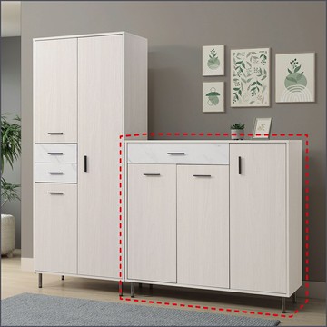 4尺鞋櫃 玄關櫃 雙面櫃 隔間櫃 組合鞋櫃【163A39702】Leader傢居館163-L110