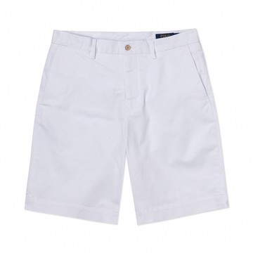 Polo Ralph Lauren RL 熱銷貼布文字休閒短褲-白色(CLASSIC FIT)