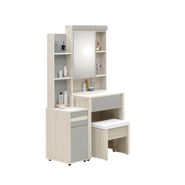 海倫娜3尺開門鏡台(含椅)