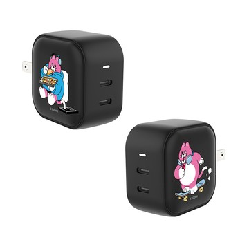 【正版授權】ZIZONE獨處時光GaN 45W Type-C雙孔充電頭