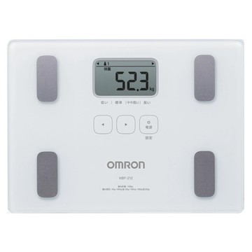 OMRON歐姆龍 體重體脂計HBF-212W+送原價2980元電動切菜調理機221053