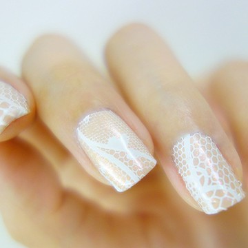 BEnails美甲轉印鋼板 蕾絲球(小圓版)SC012美甲印花板 指甲彩繪