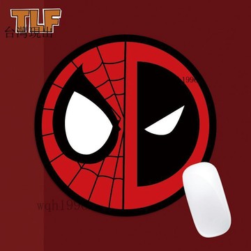 🕸蜘蛛人周邊🕸漫威蜘蛛俠死侍新款創意搞怪搞笑小尺寸辦公學習宿舍電腦鼠標墊