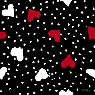 真絲絲巾100%silk-愛心 90*90 cm大方巾