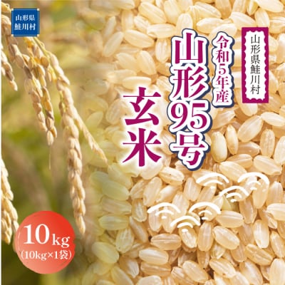 令和5年産　山形95号10kg(10kg×1袋)山形県鮭川村