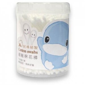 酷咕鴨細軸棉花棒260入圓盒【德芳保健藥妝】ku-1103