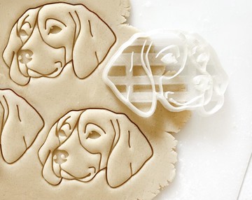 可頌獵犬造型餅乾壓模