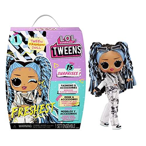 LOL Tweens Fashion Doll with 15 Surprises Blue Hair Including Styl