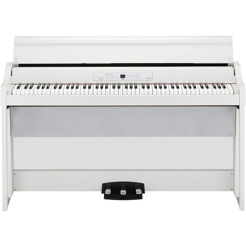 KORG 電子ピアノ G1B AIR WHITE ホワイト 演奏記録機能付き ペダル付属 同音連打可能 RH3鍵盤(グランドピアノと同等の弾