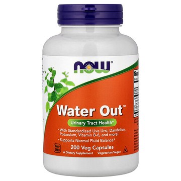 NOW Foods, Water Out™，200 粒素食膠囊