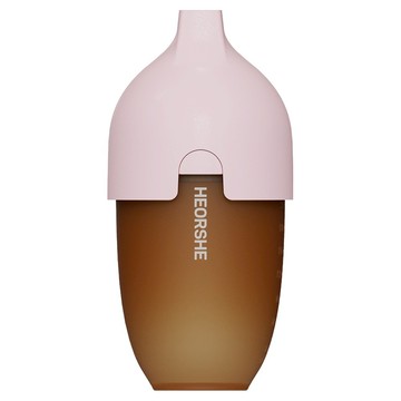 HE OR SHE 寬口矽膠仿母乳奶瓶  粉色  1個  240ml