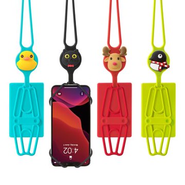 【Bone 蹦克】頸掛手機綁二代 卡套版 識別證 收納 手機掛繩背帶 吊繩