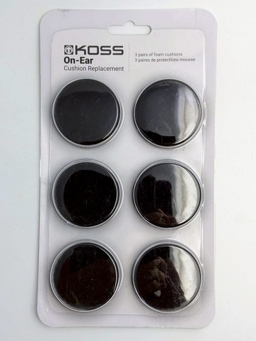 [4美國直購] Koss KSC75 耳機專用替換海綿3對6入 適 KPH40 KSC-75 KSC11 KSC17 Porta Pro_TT2