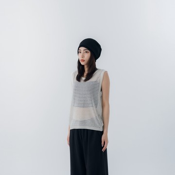 QUEENSHOP_S 女裝 鏤空洞洞圓領針織背心 六色售 現+預 【01013531】