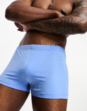 COLLUSION swim short in blue