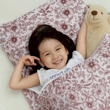 【SAVAMUNT賽芙嫚】IONIC抗菌 Tencel蘭精莫代爾天絲 可拆式兒童防踢睡袋 藏花系列(藏花紅/藏花綠/藏花灰)-廠商直送